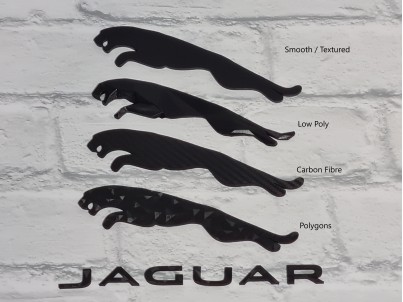 Jaguar Leaper and Lettering - Smooth